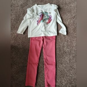 Jumping Beans Girls Outfit Size 6/6x